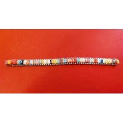 Taśma ozdobna termo wykończona kryształkami